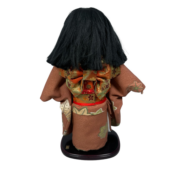 Vintage Japanese Traditional Ichimatsu Doll 16" Standing Kimono Bisque Porcelain - Picture 4 of 13